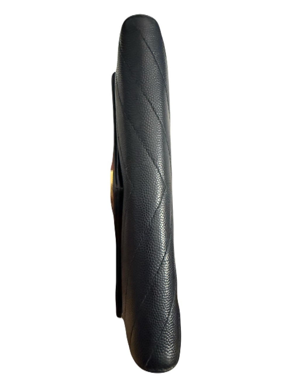 Saint Laurent Black Quilted Leather Wallet with Gold YSL Emblem - Picture 7 of 11